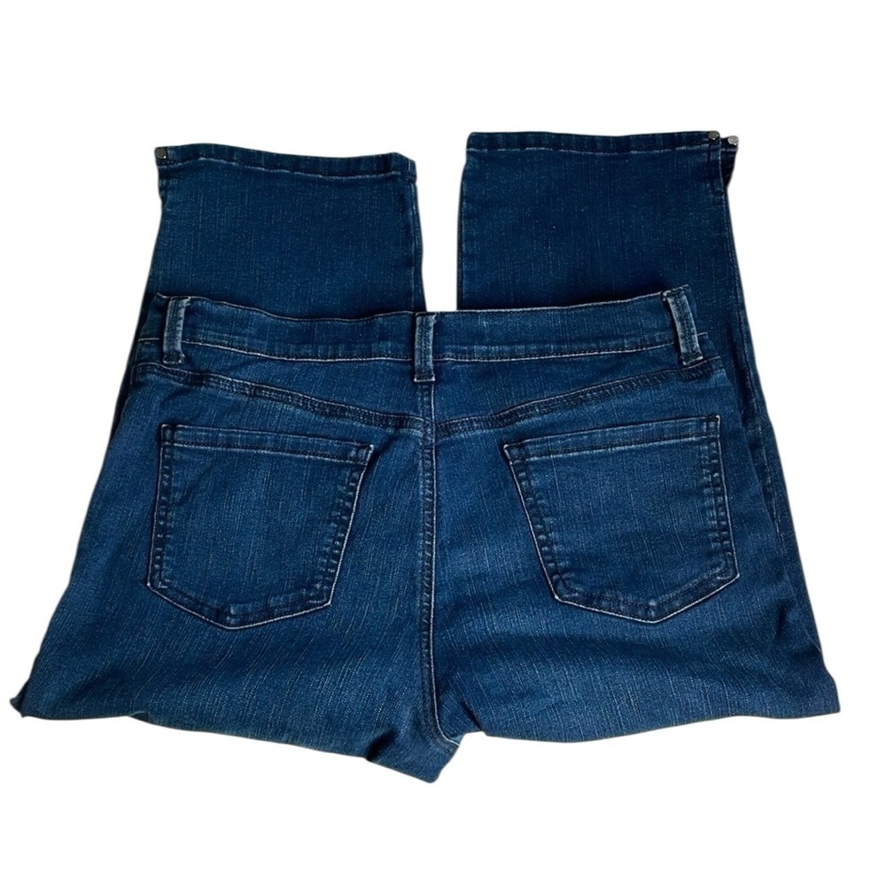 Gloria Vanderbilt Amanda Cropped Stretch Blue Jeans